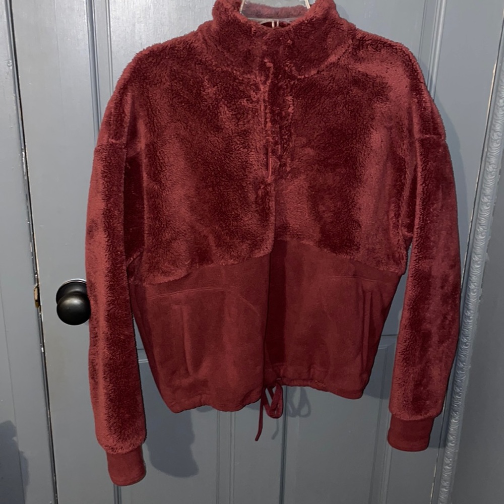 Fuzzy Quarter Button Up - image 1